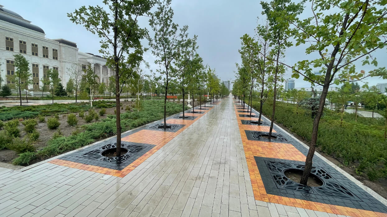 Приствольная решетка для дерева ZKING CRUST 1.2х1.2м Черная в Кемерово фото