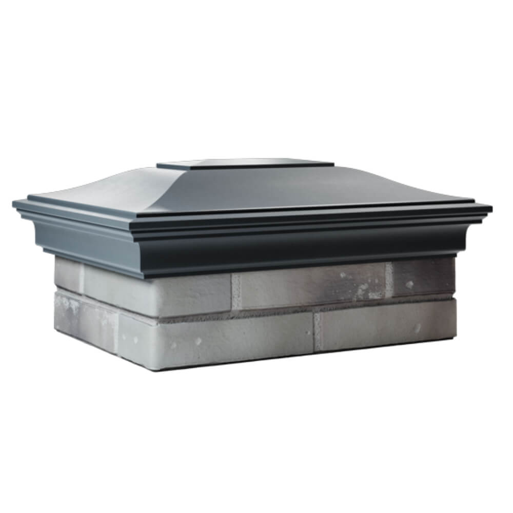 Колпак Zking Монблан Серый на столб 2х1.5 кирпича (515х385мм) в Кемерово фото