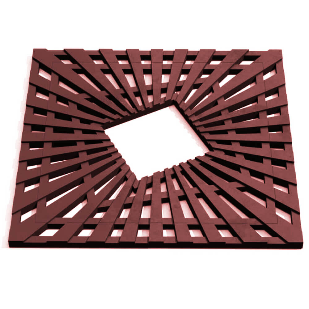 Приствольная решетка для дерева ZKING ATMOSPHERE 1.2х1.2м Коричневая Кемерово фото