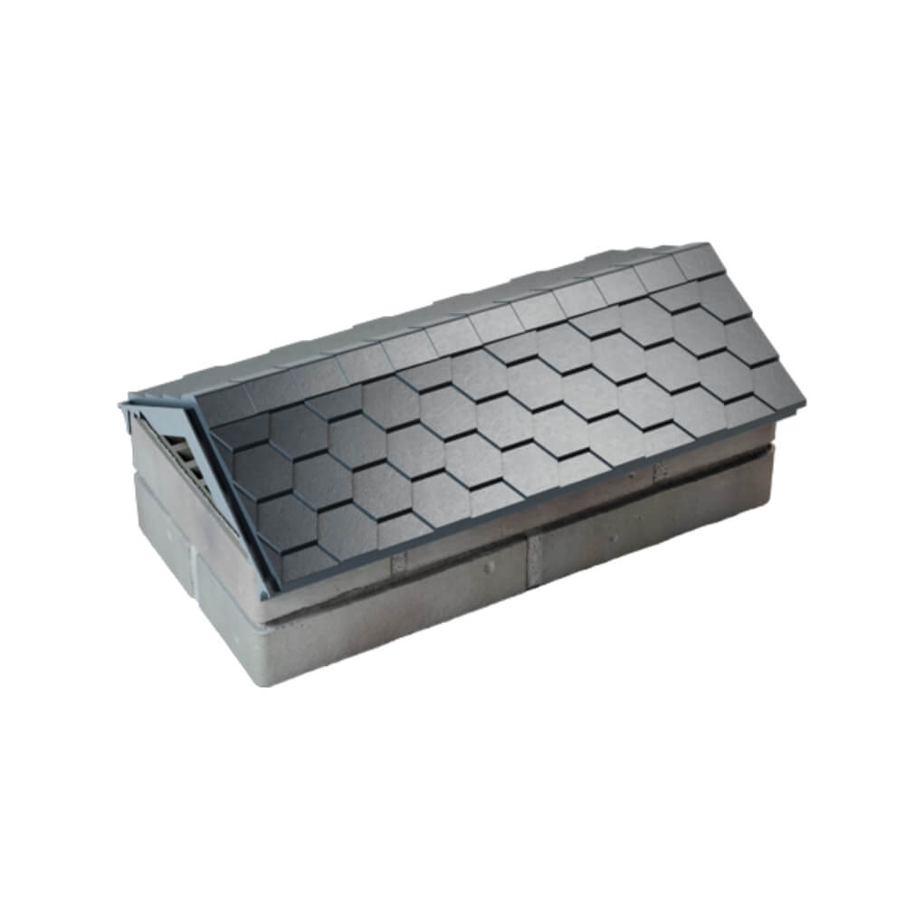 Парапет Zking Эверест Серый с посадкой на 1 кирпич (200/225/255мм) в Кемерово фото