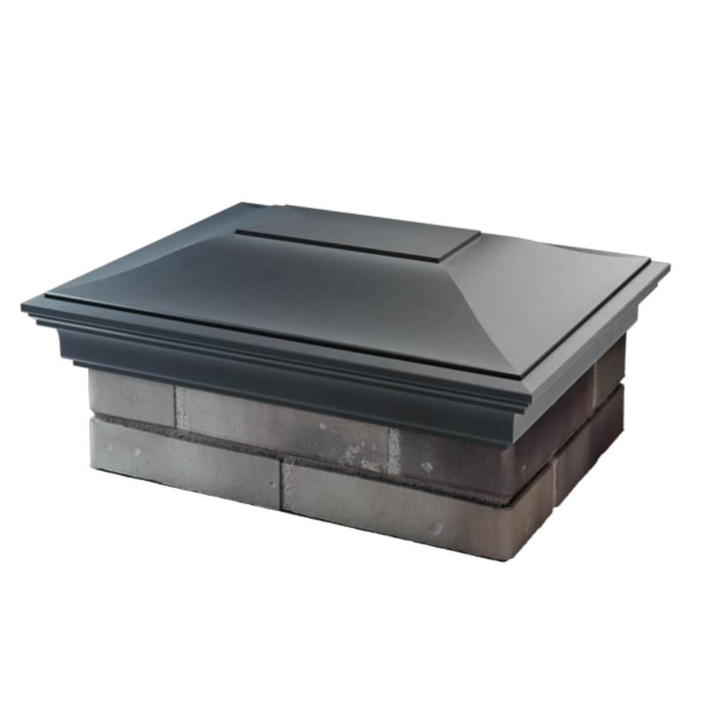 Колпак Zking Монблан Серый на столб 2х1.5 кирпича (515х385мм) в Кемерово фото