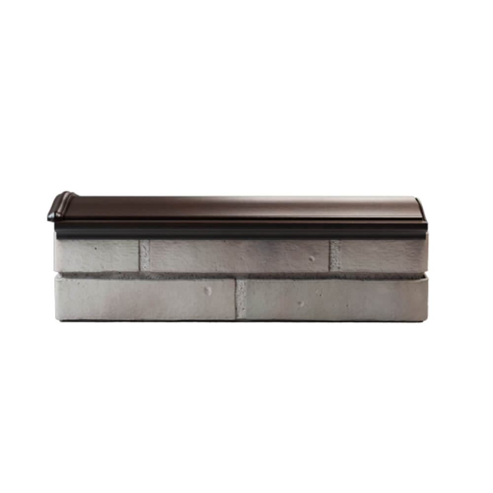 Парапет Zking Монблан Коричневый посадка на 0.5 кирпича (130мм) в Кемерово фото