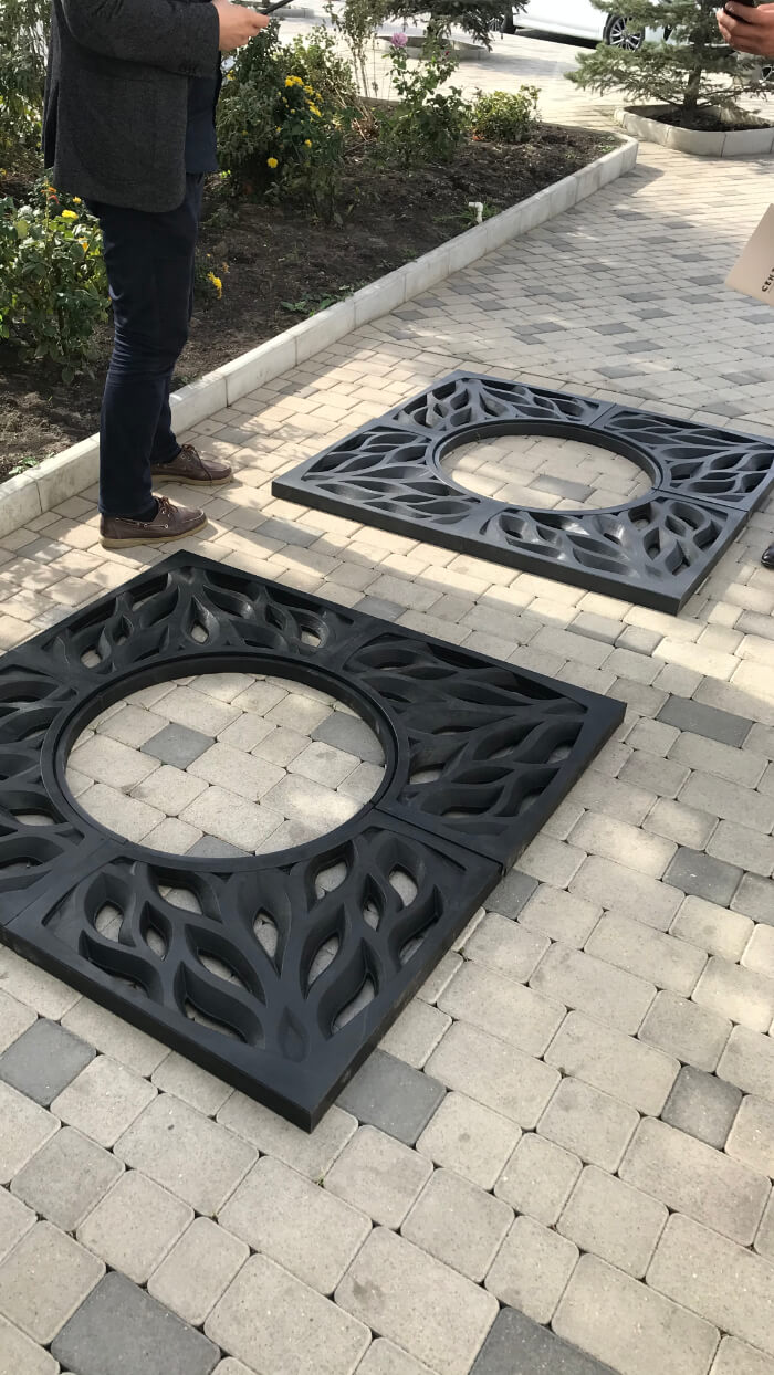 Приствольная решетка для дерева ZKING CRUST 1.2х1.2м Черная в Кемерово фото