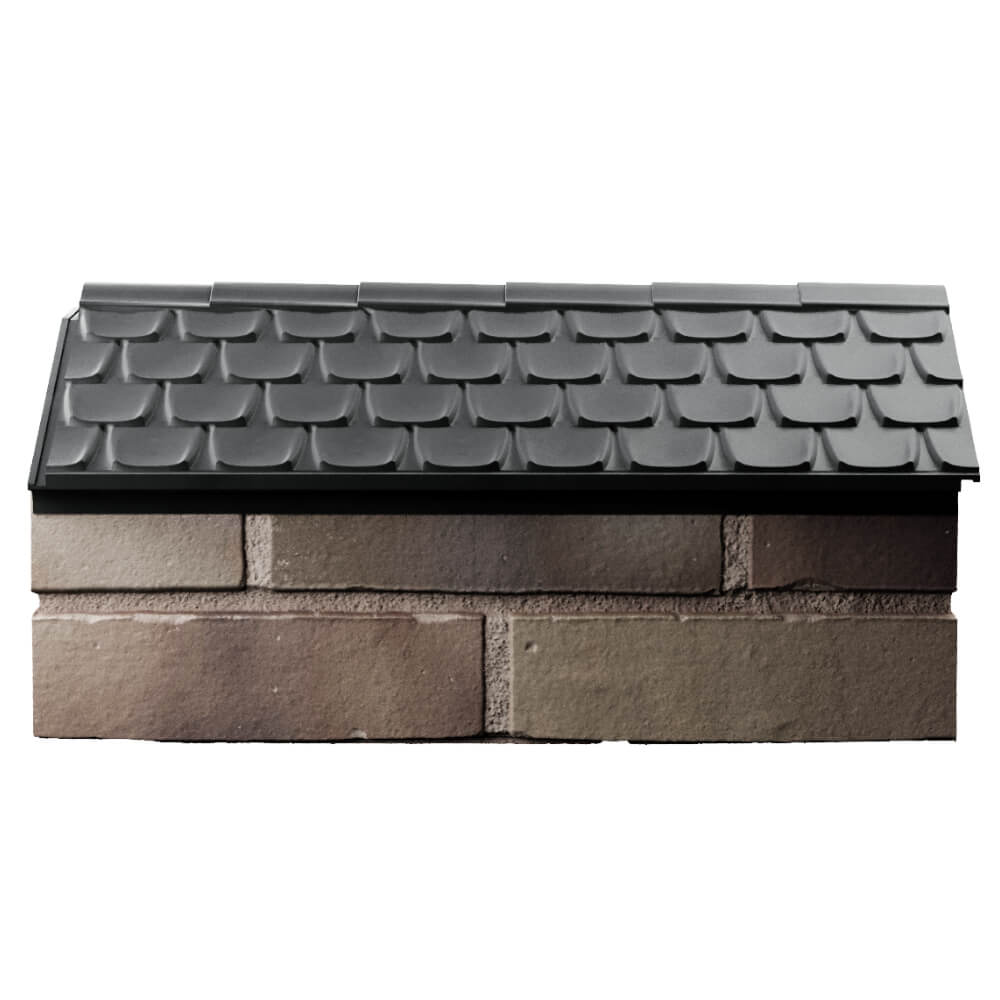 Парапет Zking Эльбрус Серый с посадкой на 1 кирпич (255мм) в Кемерово фото