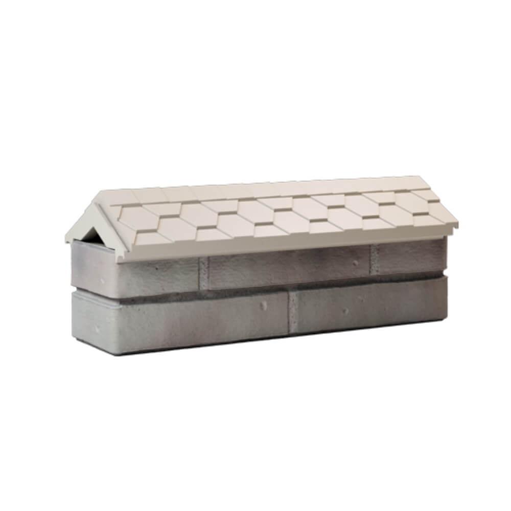 Парапет Zking Эверест Бежевый с посадкой на 0.5 кирпича (130мм) Кемерово фото