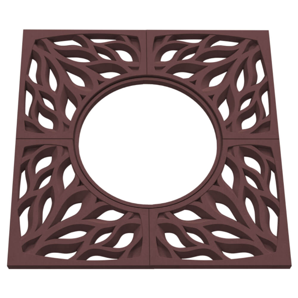 Приствольная решетка для дерева ZKING CRUST 1.2х1.2м Коричневая в Кемерово фото