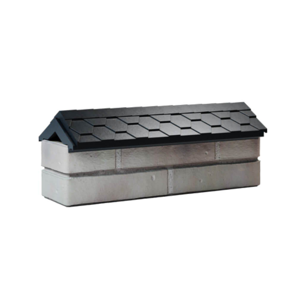 Парапет Zking Эверест Черный с посадкой на 0.5 кирпича (130мм) Кемерово фото