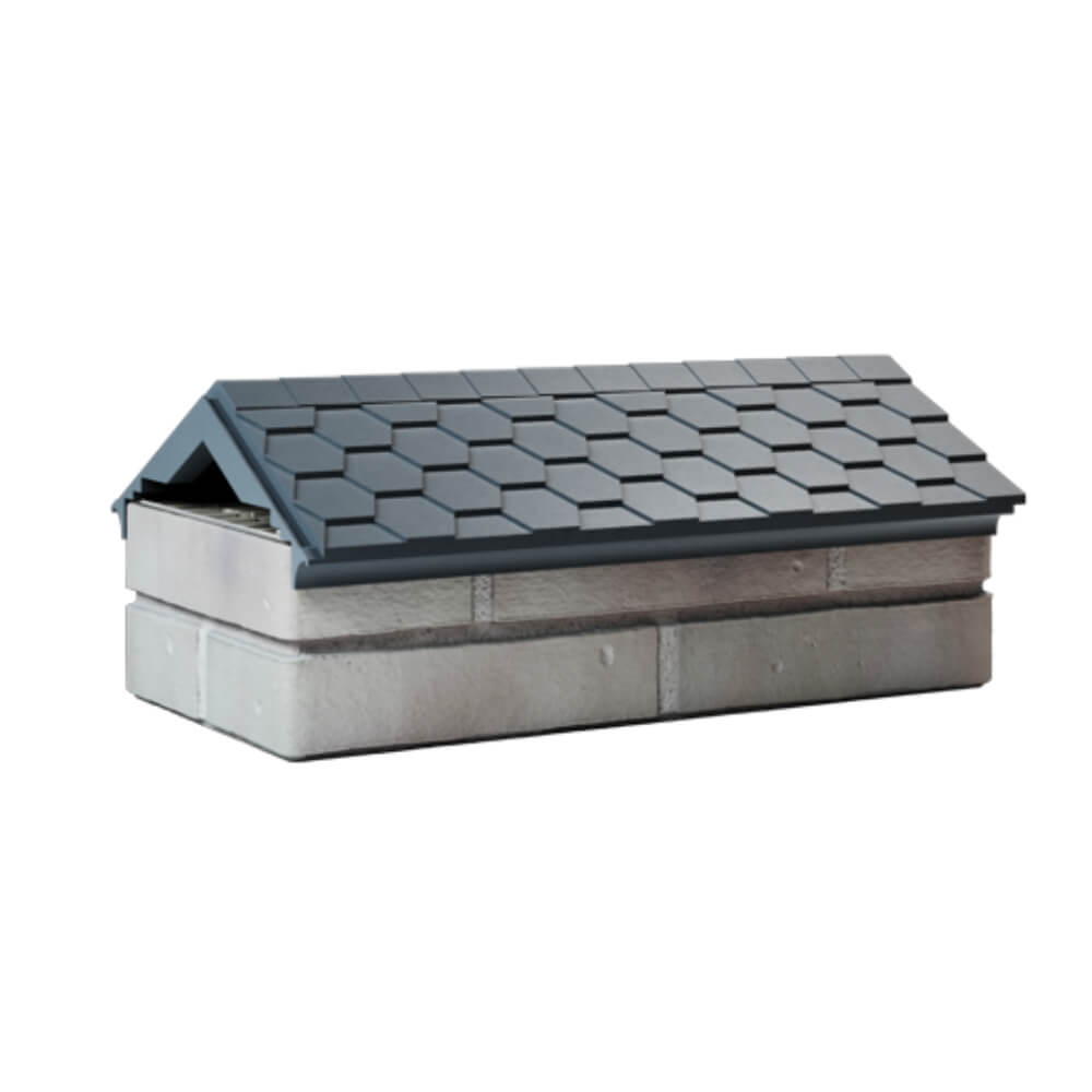 Парапет Zking Эверест Серый с посадкой на 1 кирпич (200/225/255мм) Кемерово фото