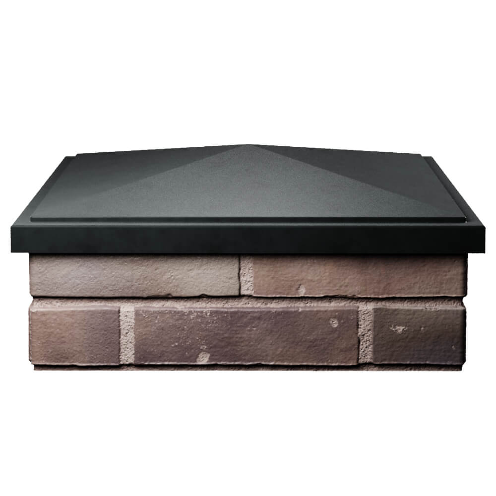 Колпак Zking БонаМоно Черный на столб 2х2 кирпича (515х515, 530х530мм) Кемерово фото