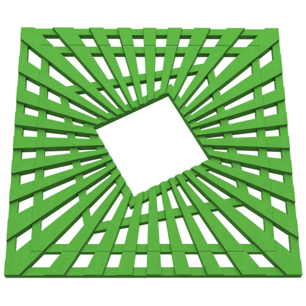 Приствольная решетка для дерева ZKING ATMOSPHERE 1.2х1.2м Зеленая в Кемерово фото