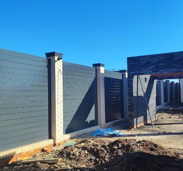 Колпак Zking Бона ХайТек Серый на столб 1.5х1.5 кирпича (385х385мм) в Кемерово фото