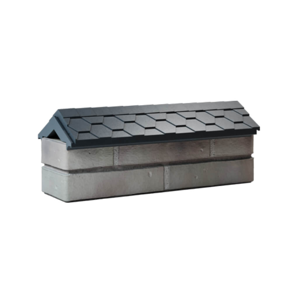 Парапет Zking Эверест Серый с посадкой на 0.5 кирпича (130мм) Кемерово фото