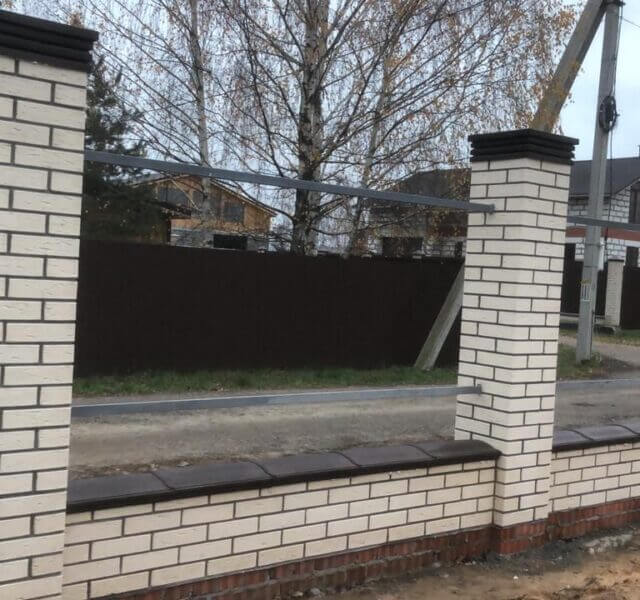 Колпак Zking Бона ХайТек Коричневый на столб 1.5х1.5 кирпича (385х385мм) в Кемерово фото