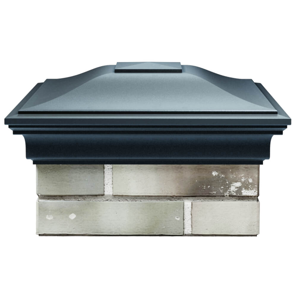 Колпак Zking Монблан Серый на столб 1.5х1.5 кирпича (385х385мм) Кемерово фото