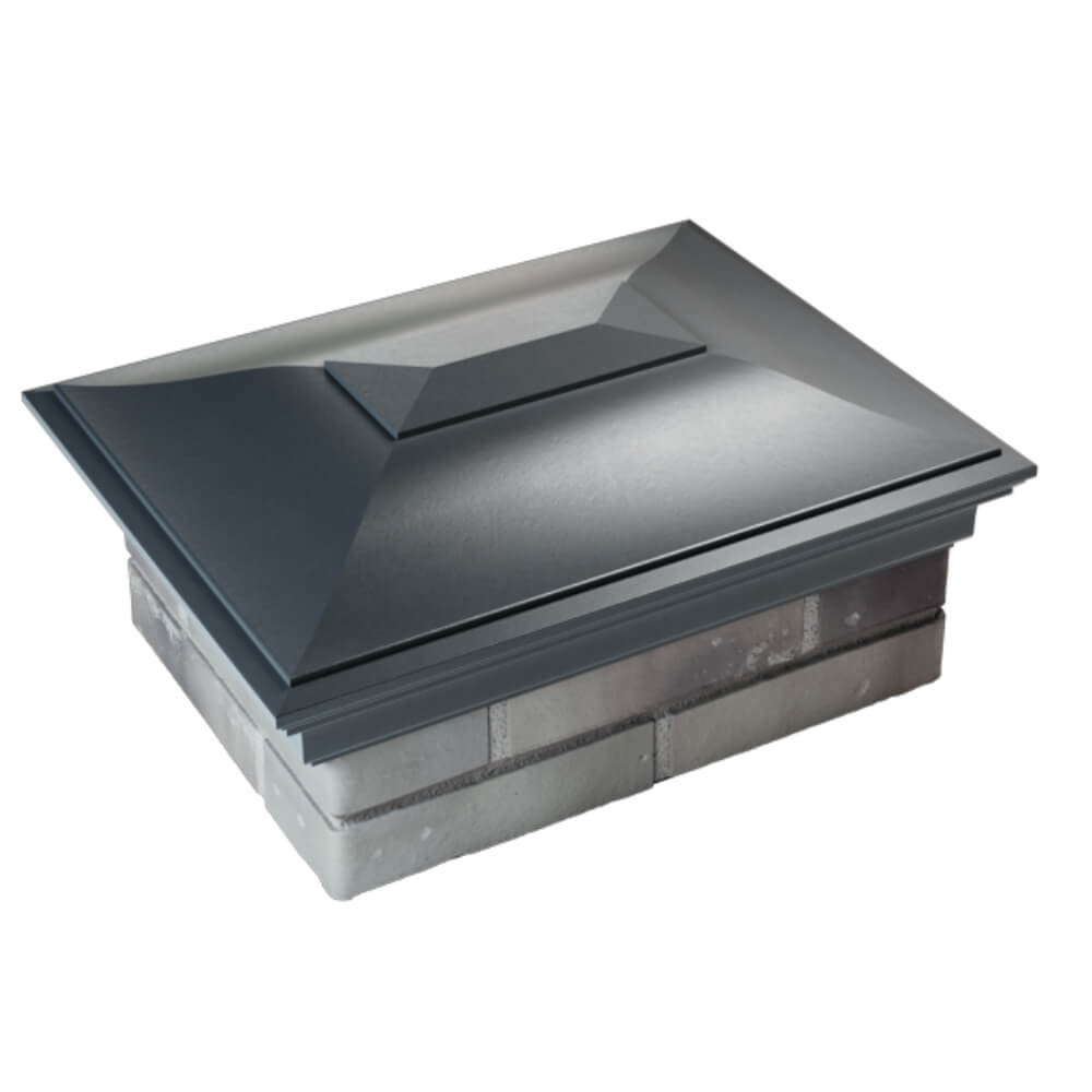 Колпак Zking Монблан Серый на столб 2х1.5 кирпича (515х385мм) Кемерово фото