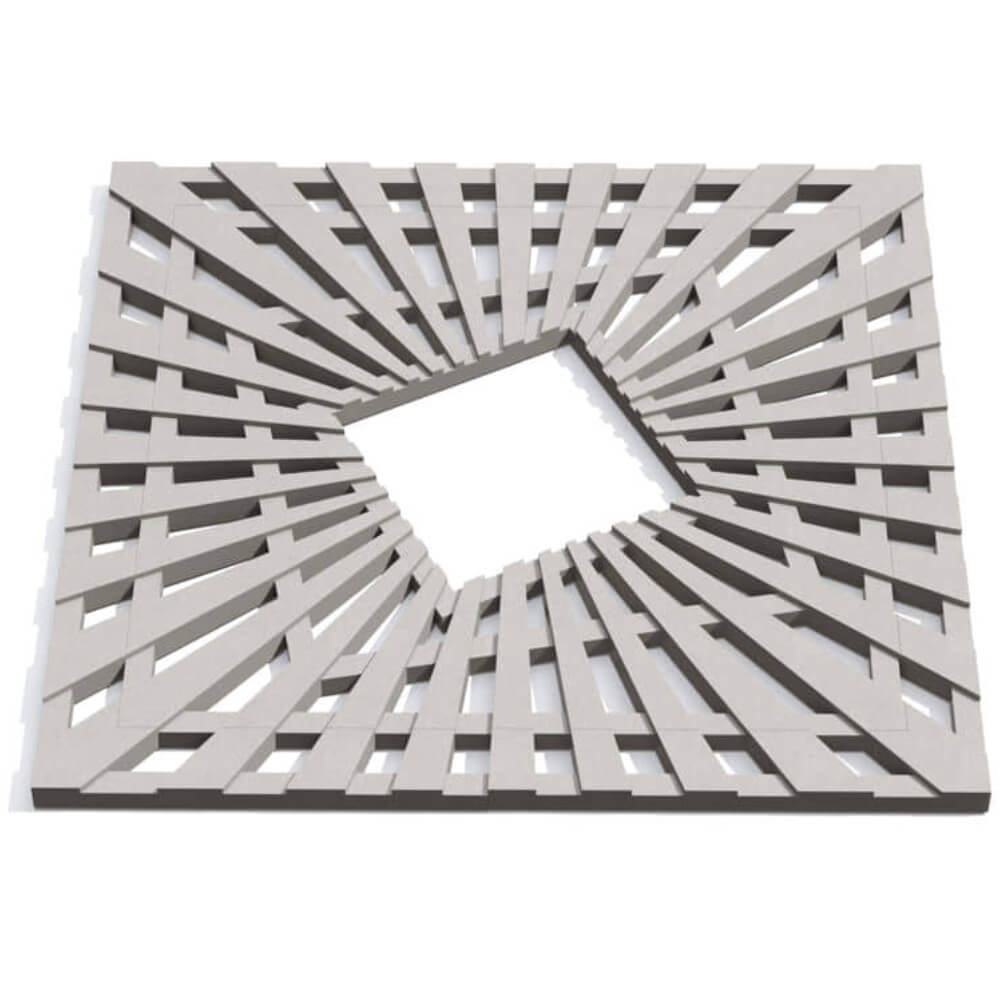 Приствольная решетка для дерева ZKING ATMOSPHERE 1.2х1.2м Бежевая Кемерово фото