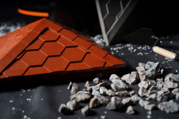 Колпак Zking Эверест Красный на столб 1.5х1.5 кирпича (390х390мм) в Кемерово фото