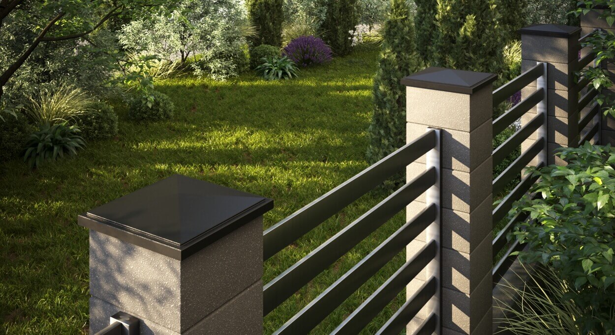 Колпак Zking БонаМоно Коричневый на столб 1.5х1.5 кирпича (385х385, 400х400мм) в Кемерово фото