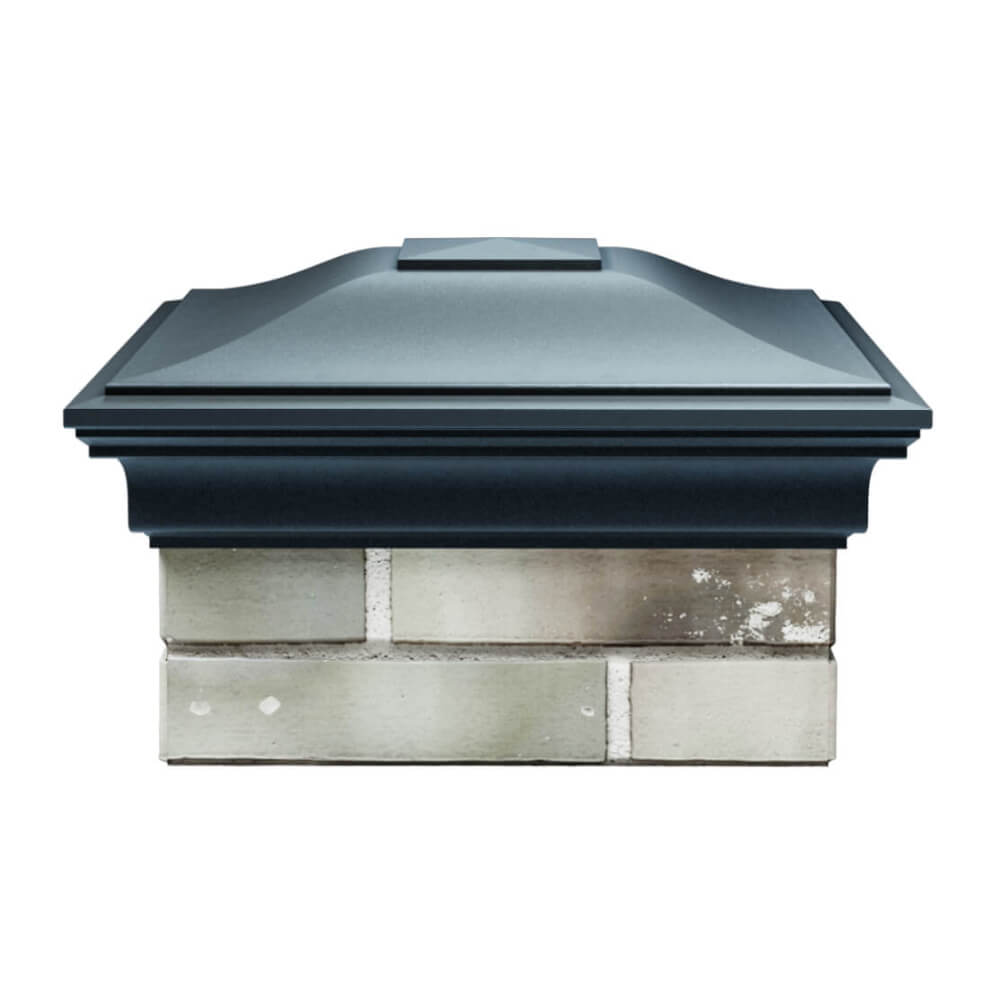 Колпак Zking Монблан Серый на столб 1.5х1.5 еврокирпича 0.7НФ (355х355мм) Кемерово фото