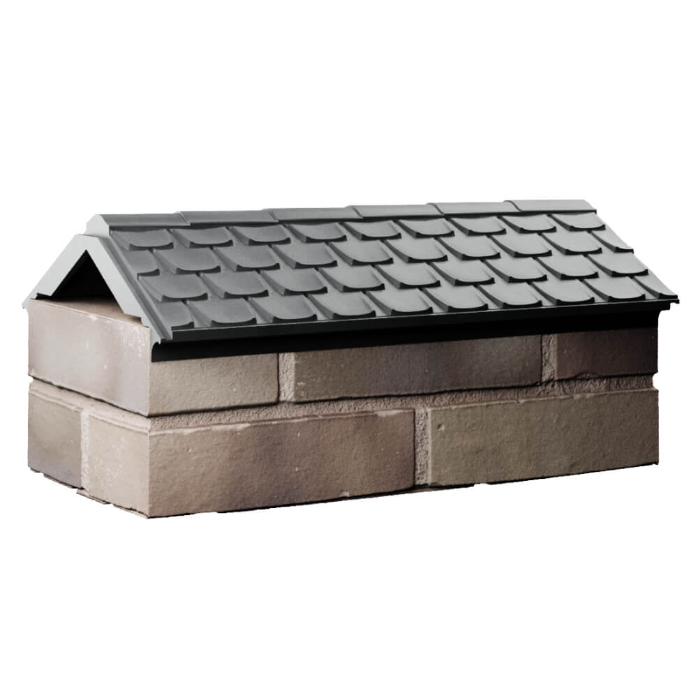 Парапет Zking Эльбрус Серый с посадкой на 1 кирпич (255мм) Кемерово фото