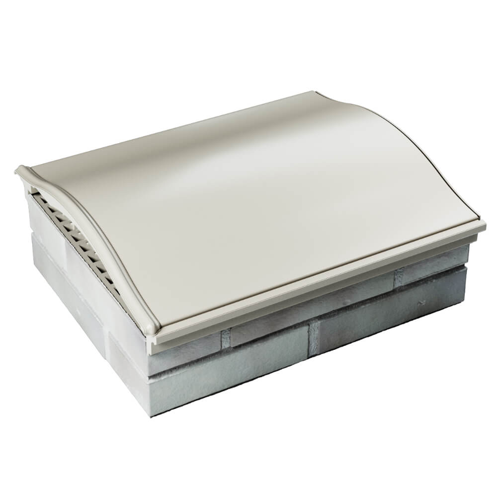 Парапет Zking Монблан Бежевый посадка на 1.5 кирпича (355/385мм) в Кемерово фото