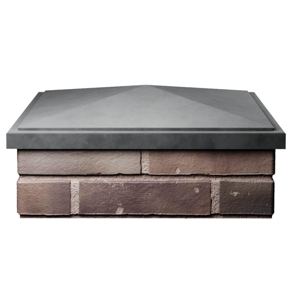 Колпак Zking БонаМоно Серый на столб 2х2 кирпича (515х515, 530х530мм) Кемерово фото