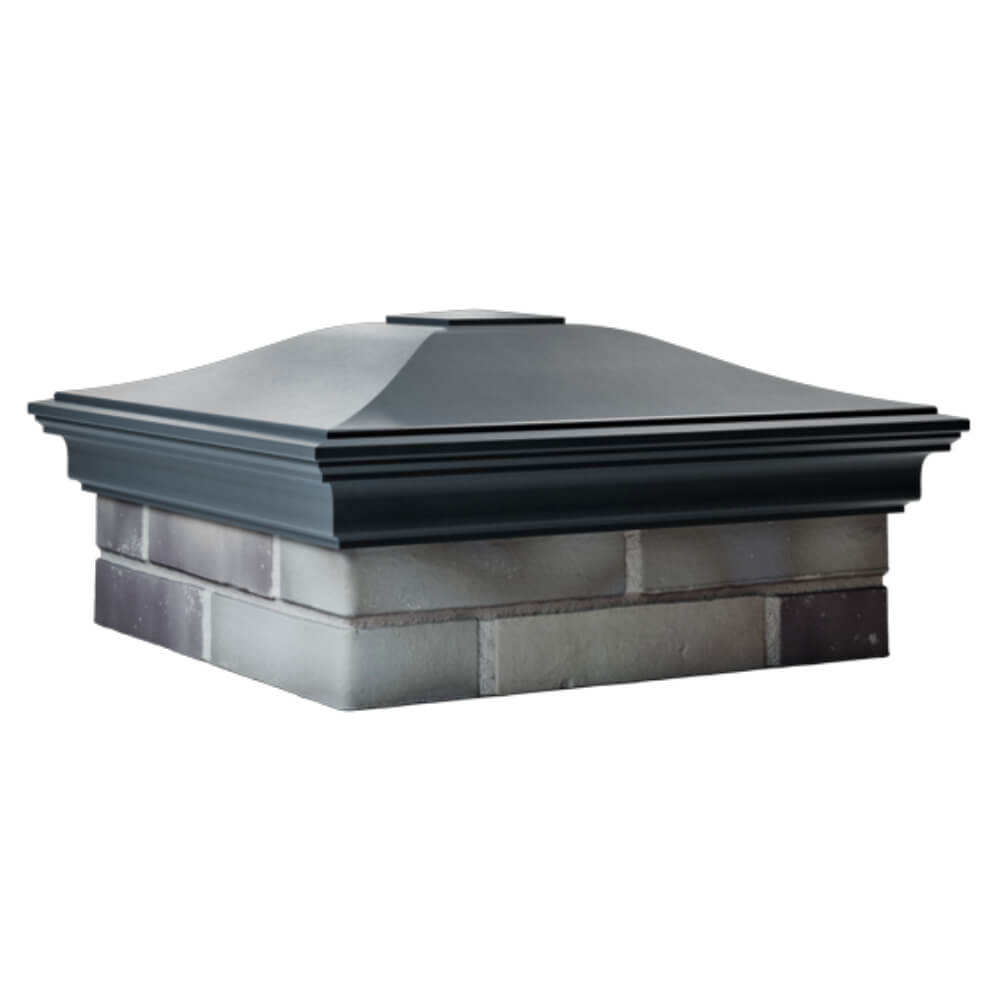 Колпак Zking Монблан Серый на столб 2х2 кирпича (515х515мм) в Кемерово фото