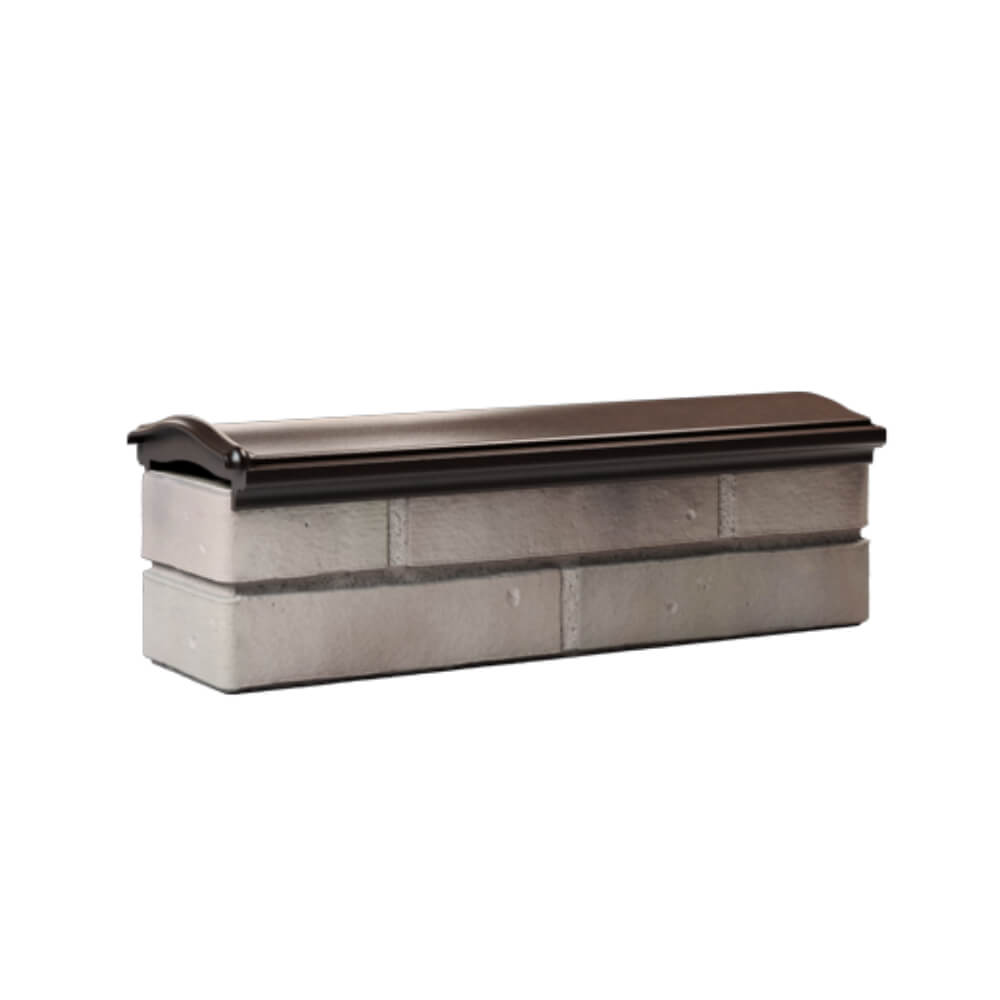 Парапет Zking Монблан Коричневый посадка на 0.5 кирпича (130мм) Кемерово фото