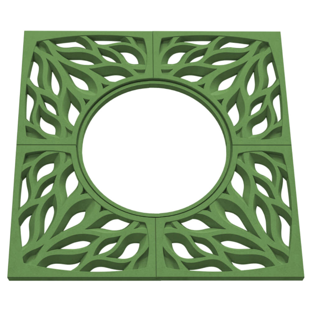 Приствольная решетка для дерева ZKING CRUST 1.2х1.2м Зеленая в Кемерово фото