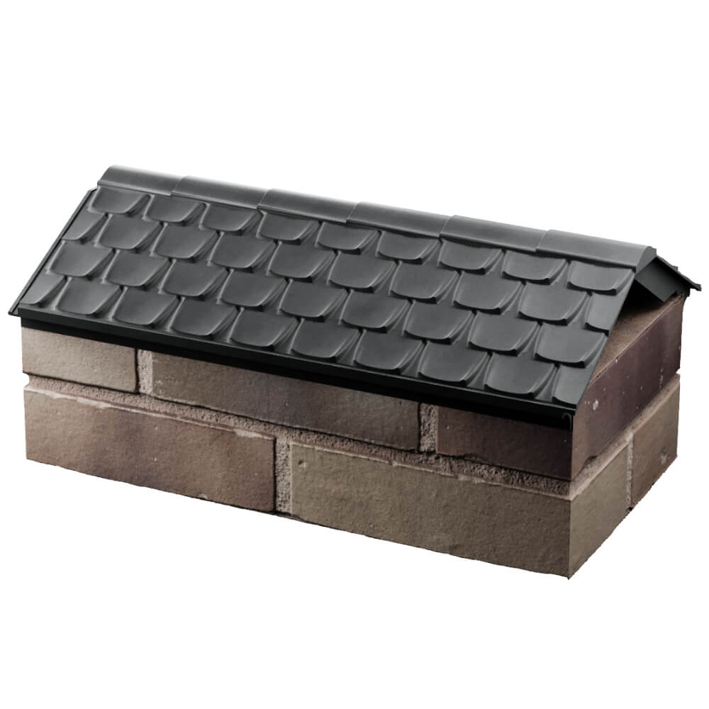 Парапет Zking Эльбрус Серый с посадкой на 1 кирпич (255мм) в Кемерово фото