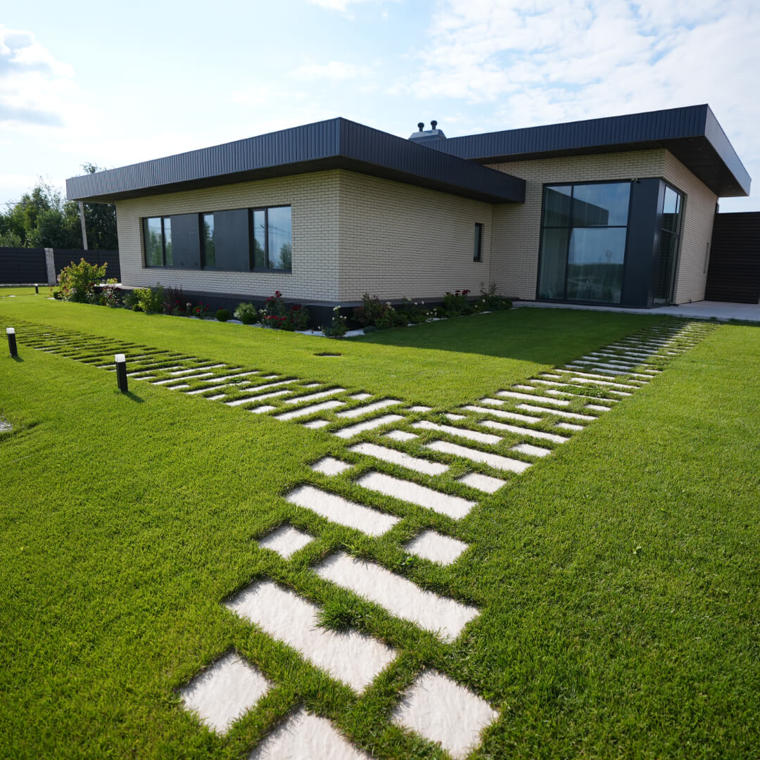 Шаговая плита STONE Светлая Галька 990х330х55мм в Кемерово фото