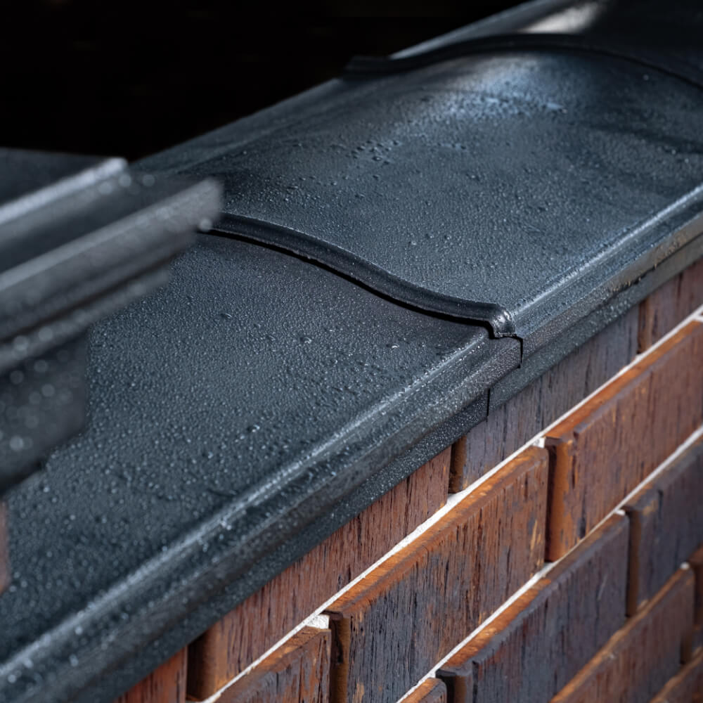 Парапет Zking Монблан Черный посадка на 0.5 кирпича (130мм) в Кемерово фото