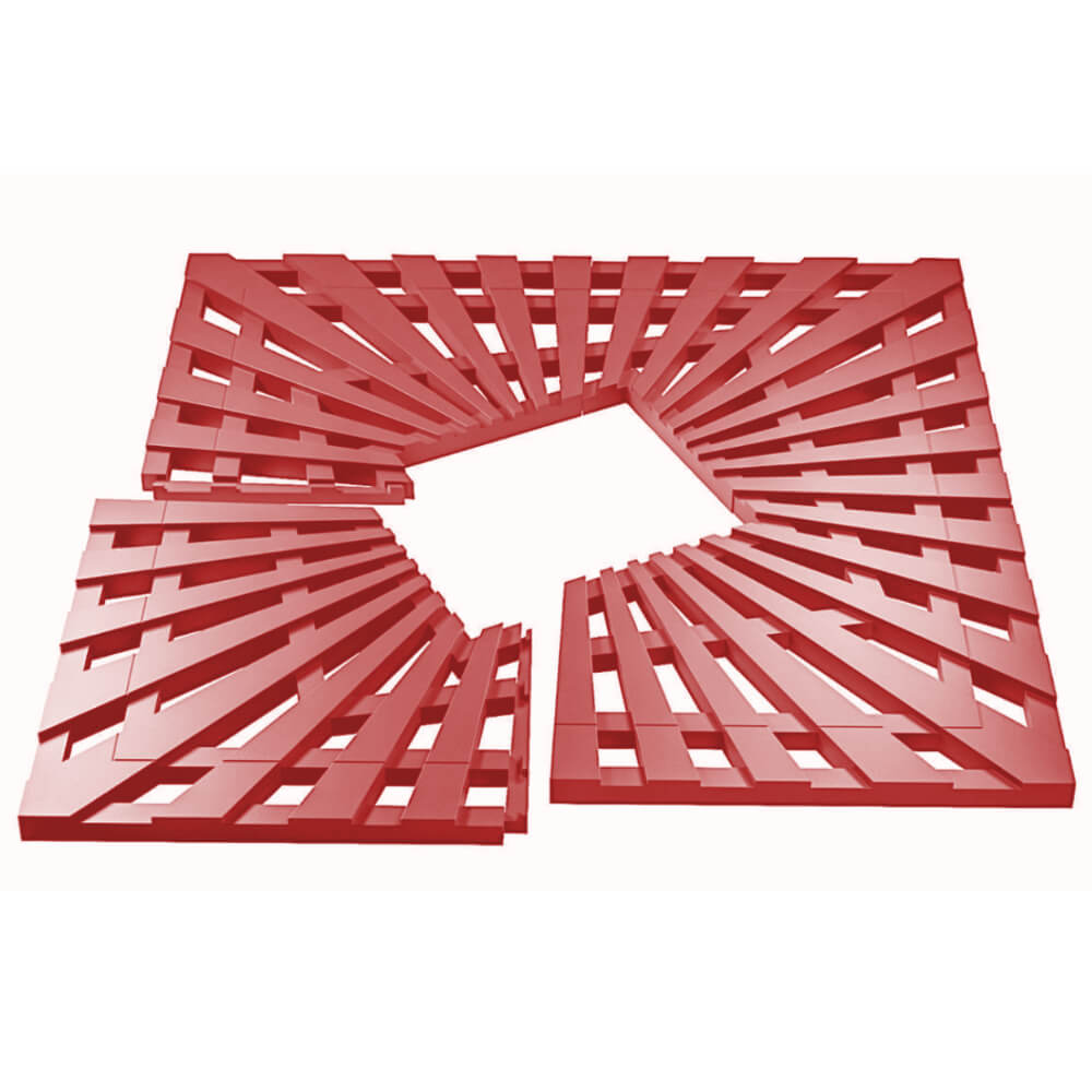 Приствольная решетка для дерева ZKING ATMOSPHERE 1.2х1.2м Красная в Кемерово фото