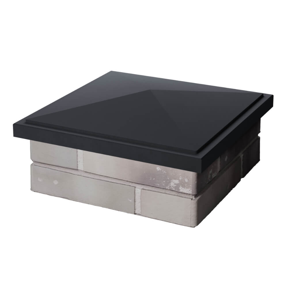 Колпак Zking БонаМоно Серый на столб 1.5х1.5 кирпича (385х385, 400х400мм) в Кемерово фото