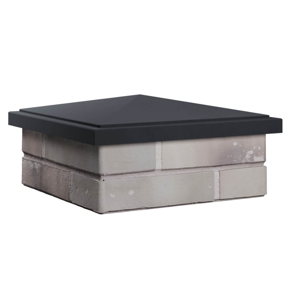 Колпак Zking БонаМоно Серый на столб 1.5х1.5 кирпича (385х385, 400х400мм) в Кемерово фото