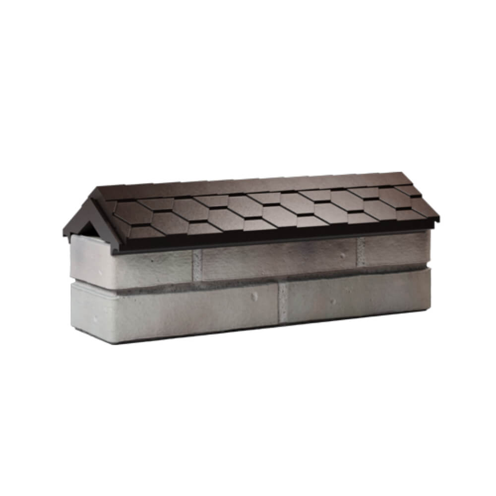 Парапет Zking Эверест Коричневый с посадкой на 0.5 кирпича (130мм) Кемерово фото