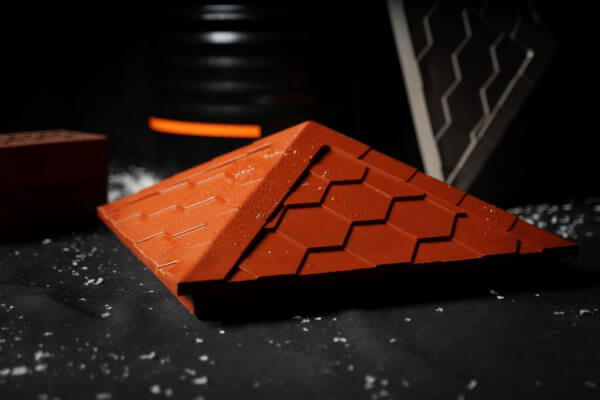 Колпак Zking Эверест Красный на столб 1.5х1.5 кирпича (390х390мм) в Кемерово фото