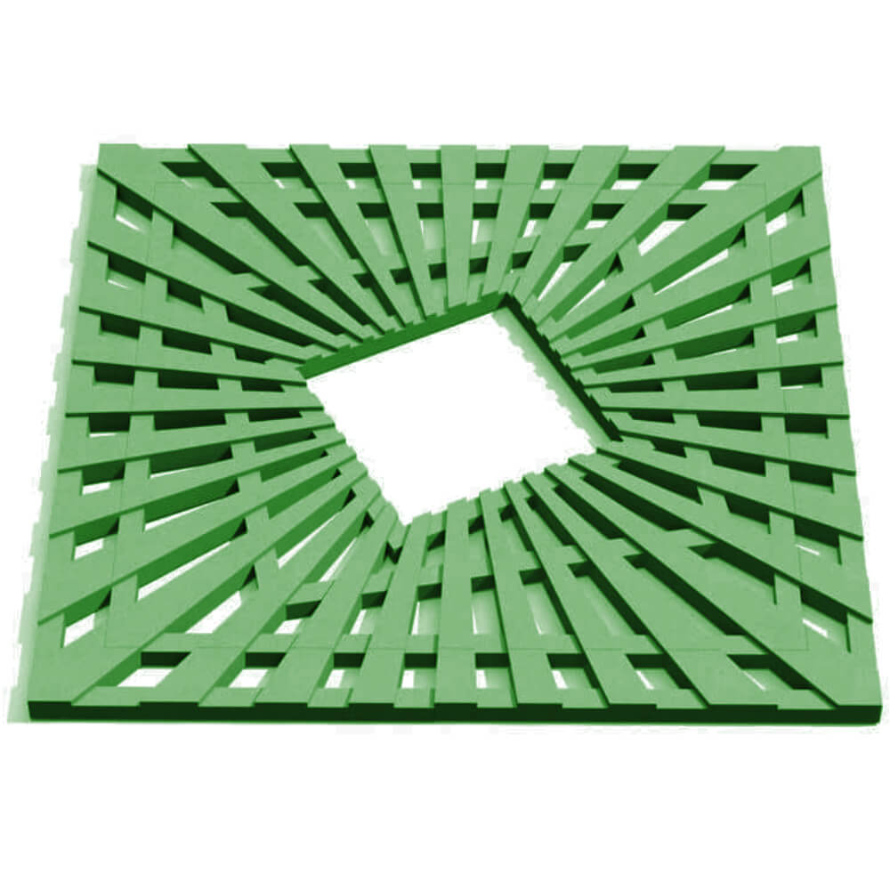 Приствольная решетка для дерева ZKING ATMOSPHERE 1.2х1.2м Зеленая Кемерово фото