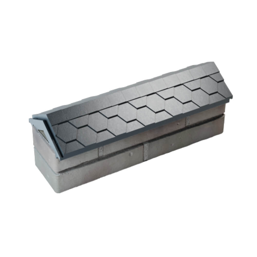 Парапет Zking Эверест Серый с посадкой на 0.5 кирпича (130мм) в Кемерово фото